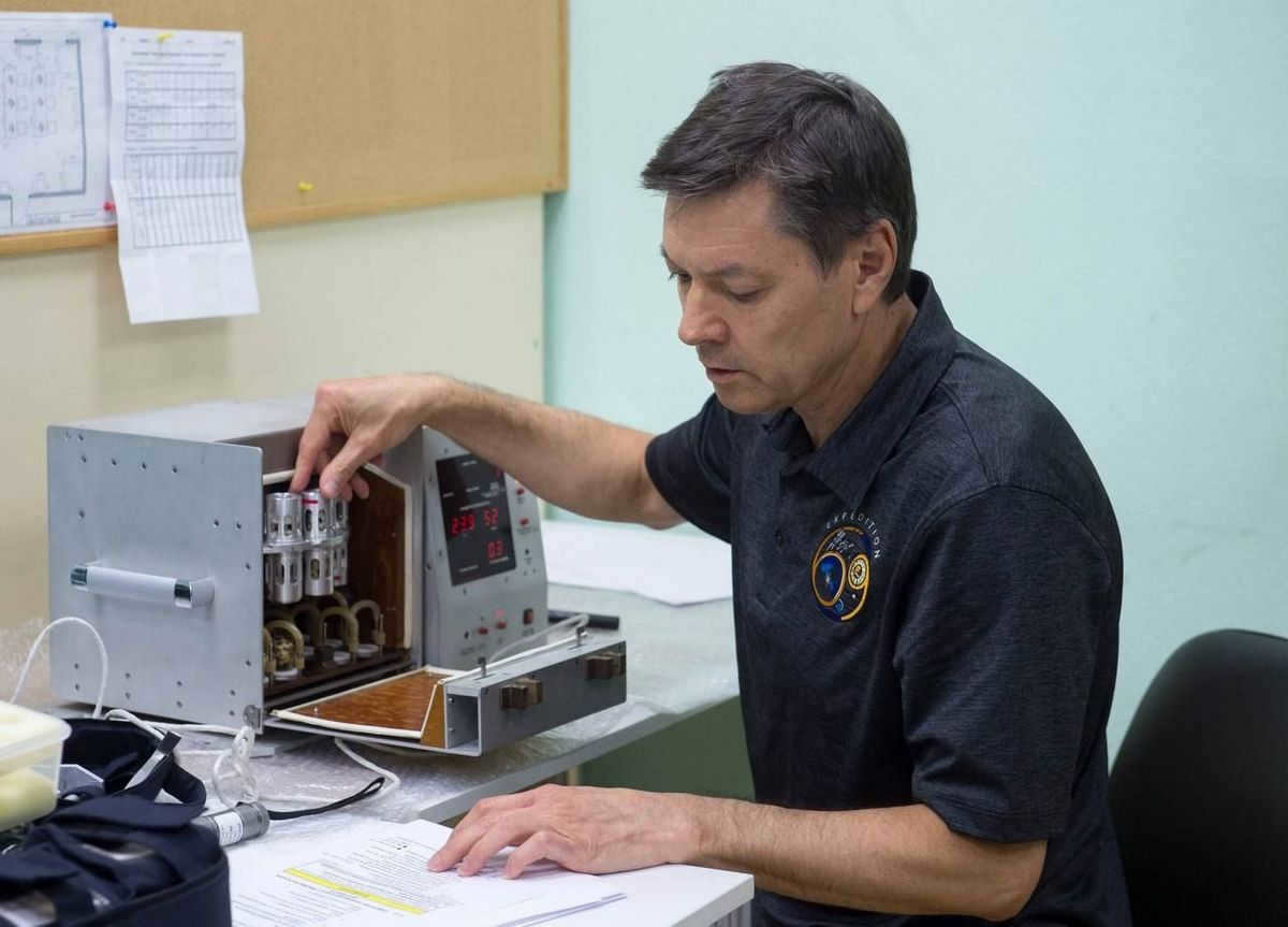 Cosmonauts devote a lot of time to research. Photo: Roscosmos