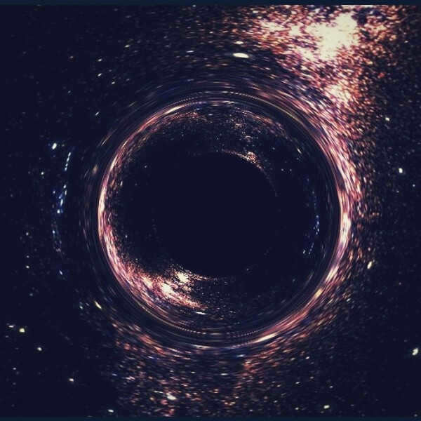 black hole in space